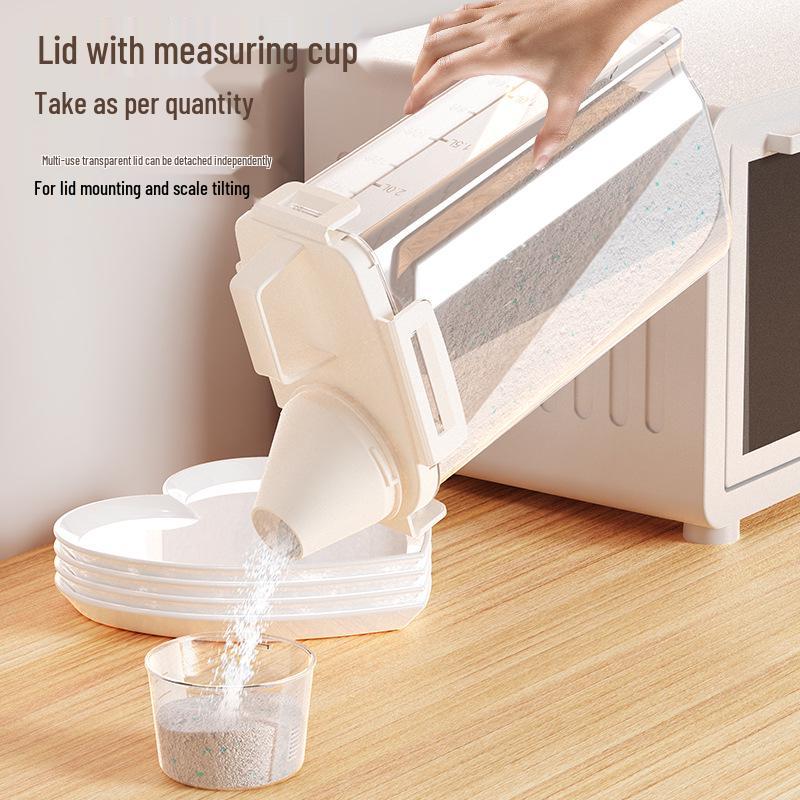 Plastic Laundry Detergent Storage Buckets with Lid, Moisture-Proof and Handle - Available in Large and Small