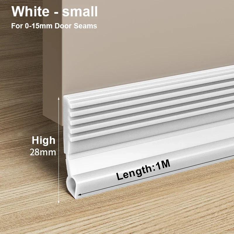 New Door Bottom Sealing Strip 1M Windproof Dust Stopper Guard Rain Weatherstrip Noise Reduction Insulator Sealer Home Hardware