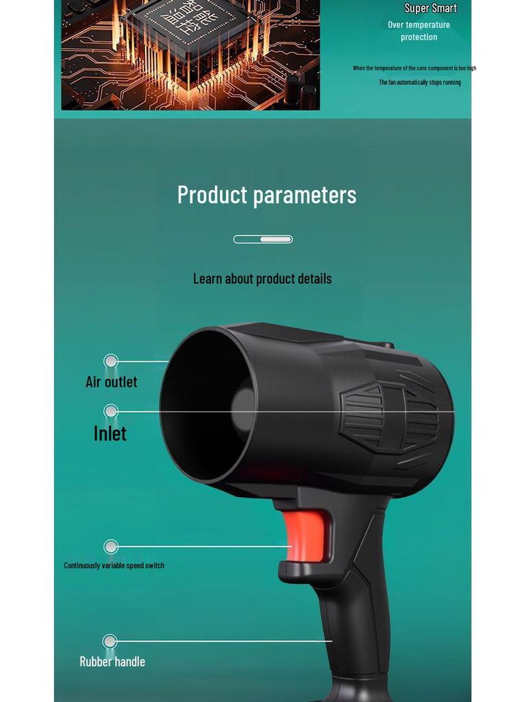 Oudilai Multi-Purpose Powerful Blower: Fan, Dust, Snow, Water, and Outdoor Use