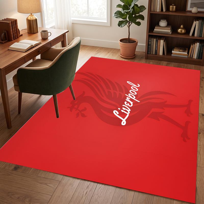 Liverpool Football Club (5) Office Rug Elegant Floor Rug for Office Living Room Bedroom and Indoor Home Spaces