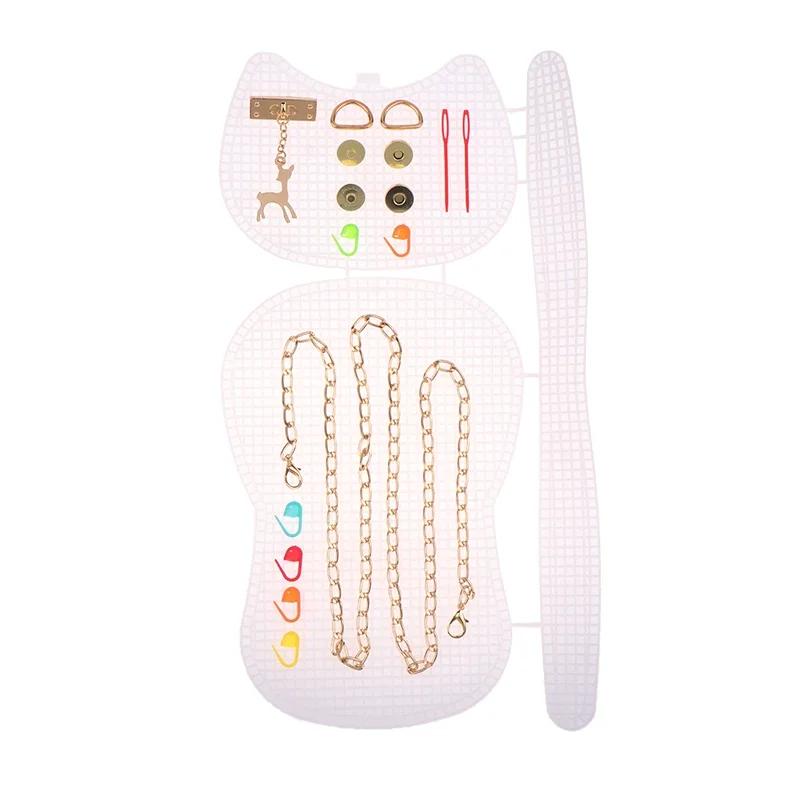 Auxiliary Weaving Plastic Mesh Kit Plastic Grid Weaving Helper Handbag Shoulder Bagf Net Cover DIY Bag Accessories