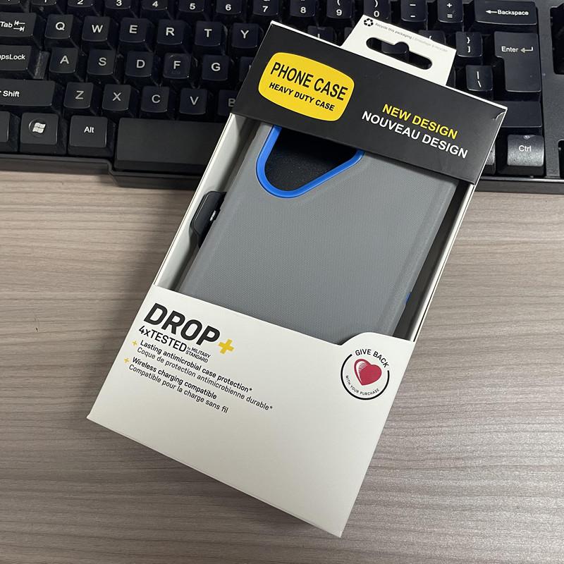 For Samsung S25 Ultra Otter Mechanical Type Defender Box Case for Official Galaxy S24 S21 S22Plus S23 with Clip Bracket Package