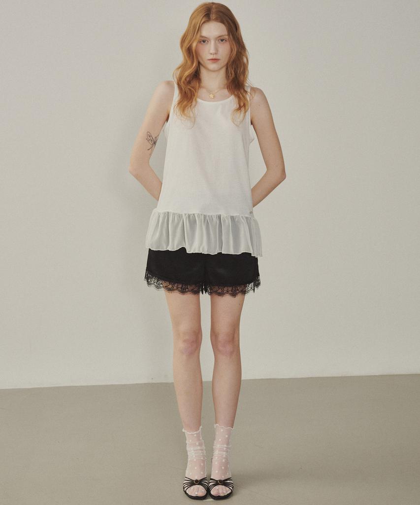 Melly And Rose Satin Lace Shorts (314808)
