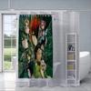 Anime Steins Gate Shower Curtain Waterproof Polyester Fabric Paint Colorful Bath Curtains Home Bathroom Decor Curtain With Hook