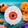 6pcs Halloween Inflatable Eyeball Balloons 22 Inch 3-color Horror Theme Party Eyeball Balloons For Halloween Scary Decorations