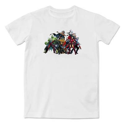 Genuine Superheroes Group Photo Storm Fantastic Four Printed T-shirt Men's and Women's Loose Short Sleeves
