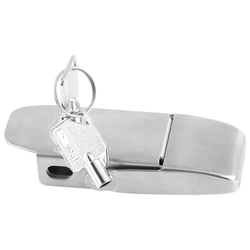 Latch Toggle Clamp Hub Cabinet Tool Hardware Toggle Stainless Steel Spring Two Keys