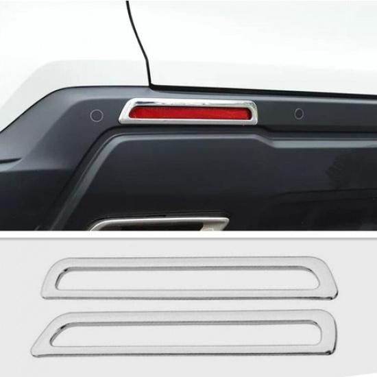 For  Honda CR-V CRV ABS Chrome Rear Bumper Fog Light Decorate Cover Trim 2P