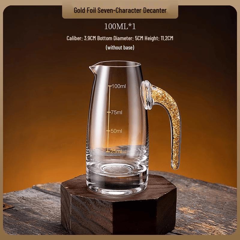 

Mingzhanxuan Creative Gold Foil Glass Decanter