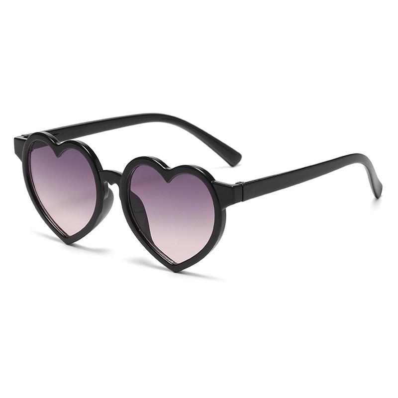 Heart-Shaped Kids' Sunglasses - Cute, Trendy, and Protective with Japanese & Korean Style