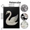 5D DIY Pearl Diamond Painting Kit Elegant Swan Full Drill Embroidery Mosaic Art Home Wall Decor Gift