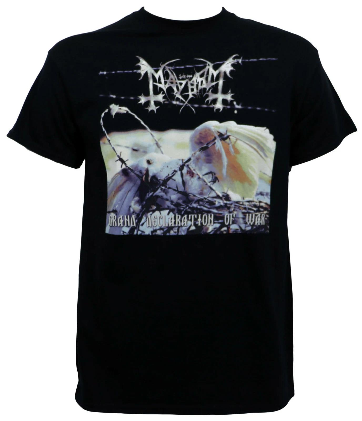 

Authentic MAYHEM Grand Declaration of War Album Cover T-Shirt S NEW 2XL