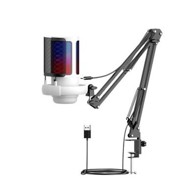 RGB USB Desktop Microphone for Live Streaming and Recording