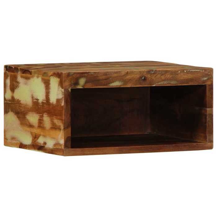 VidaXL Meubles TV muraux 2 pcs bois massif de récupération, meuble média, meuble latéral, centre de divertissement, meuble 4017471