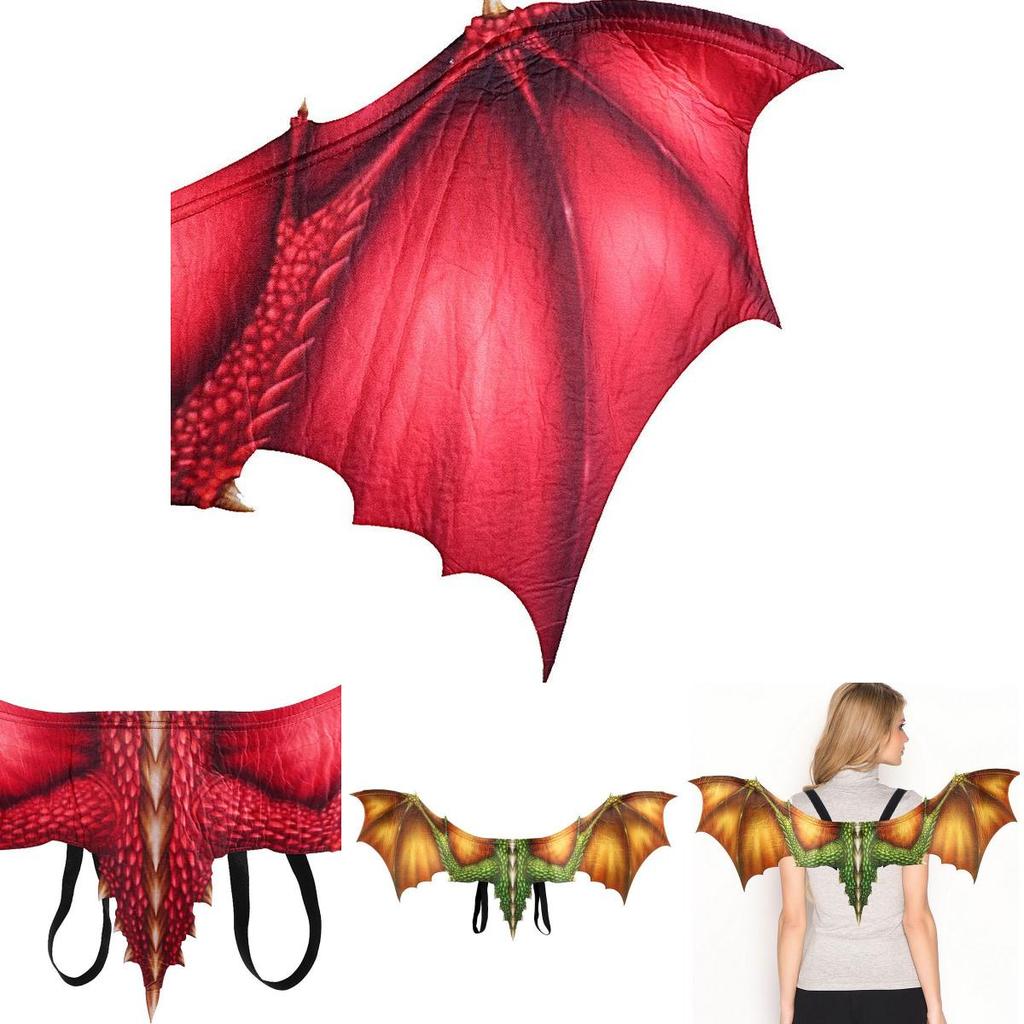 Vivid Non-woven Dragon Wings Cosplay Props For Halloween Parties And Role Play