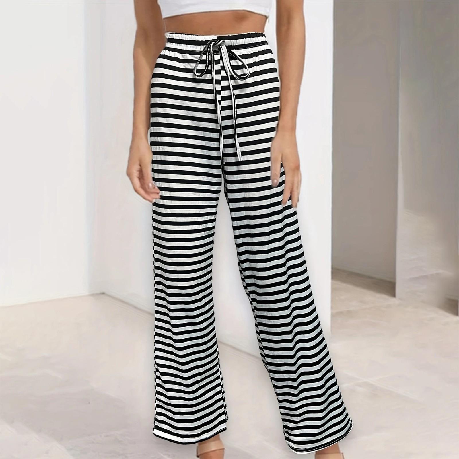 

Женские повседневные брюки. Удобные повседневные эластичные широкие брюки на шнурке. L чёрный