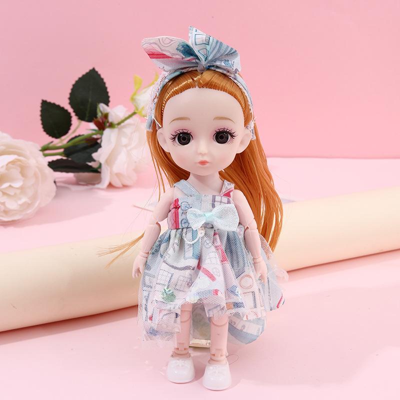 Dressup Doll 13 Joints 16cm Girl Birthday Gift Princess Children's Toy