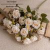 Zhuang Zhou Retro Rose Bunch INS Style Artificial Flowers for Home & Wedding Decor