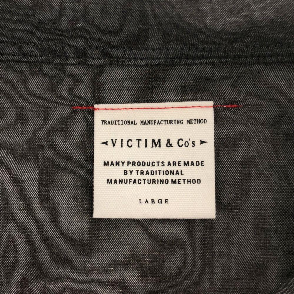 VICTIM made in Japan Long sleeve Cotton shirt L Gray Men's Used