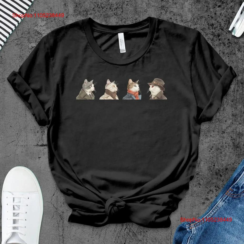 Un Deux Trois Cat T Shirt Cute French Casual Stylish For Lovers Perfect Option Vintage Soft Comfortable Slightly Fashion
