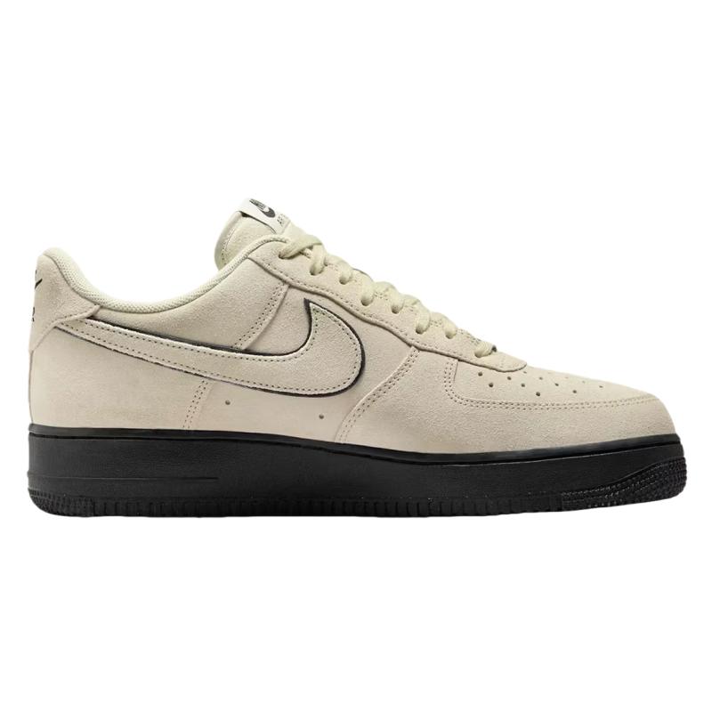 Nike Air Force 1 07 LV8 Semišové Pánské Tenisky Světle Khaki Krémová Černá HQ1966-200