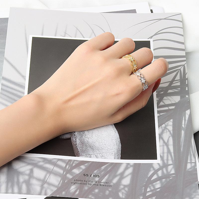 Tancise Classic 925 Sterling Silver Zircon Ring Ladies Jewelry Promesse de mariage Cadeau de fête