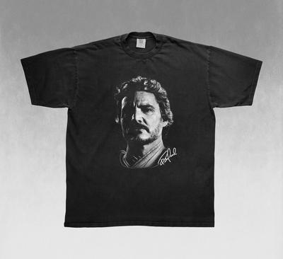 Vintage Pedro Pascal Grafik T-Shirt, 90er Retro Unisex Tee