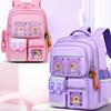 Capybara Backpack Lightweight Large Capacity School Bag Breathable Casual Daypack for Kids with Adjustable Strap
