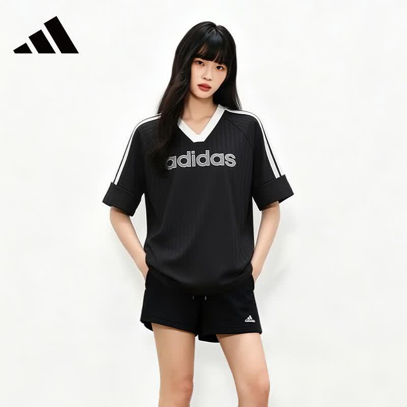 Adidas Women s V-Neck Quick-Dry Sport T-Shirt EU 40