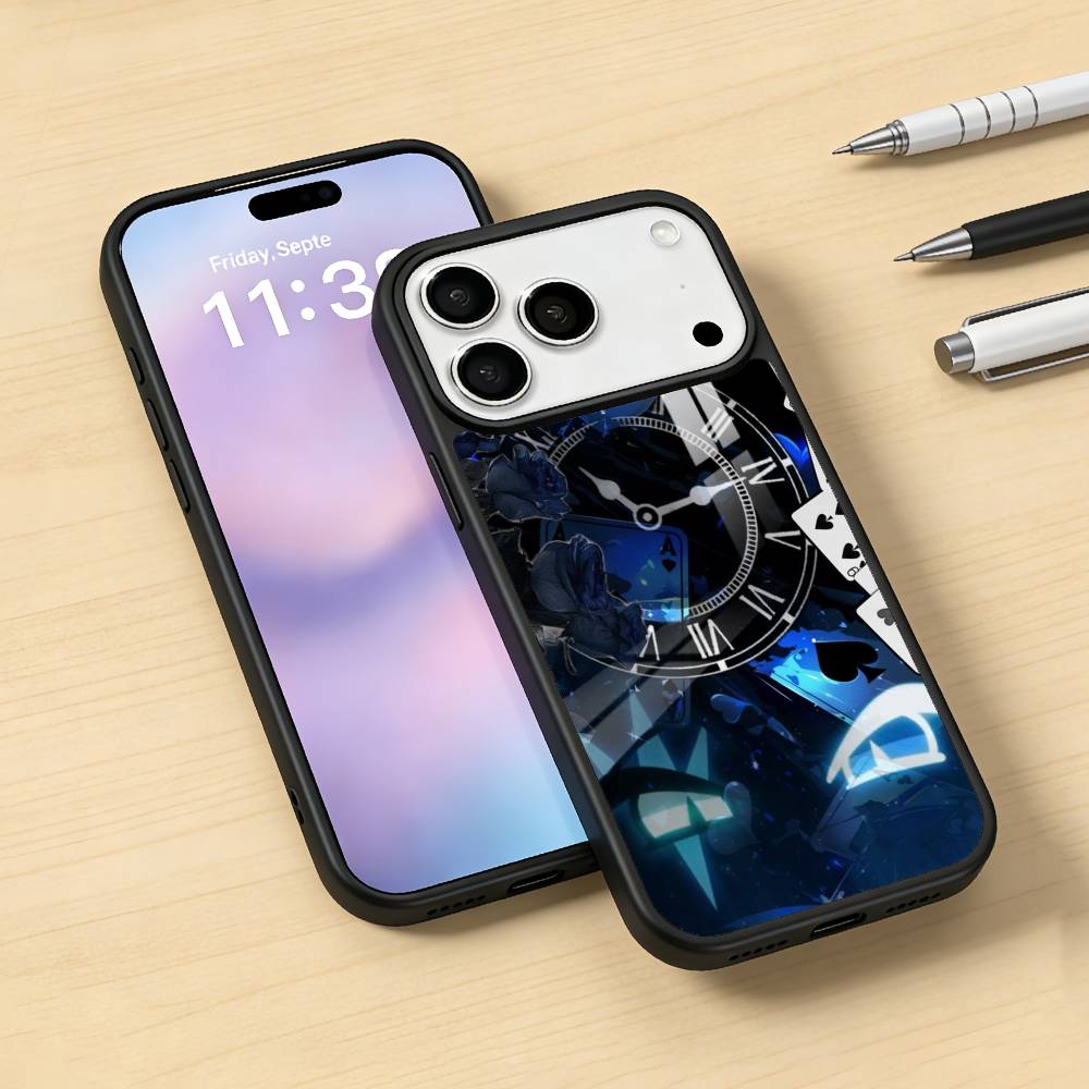 S-Shadow M-Milk C-Cookie R-Run Phone Case For iPhone17,16,15,14,13,12,Pro,Max,Magnetic For Magsafe Wireless Charging iPhone13PRO