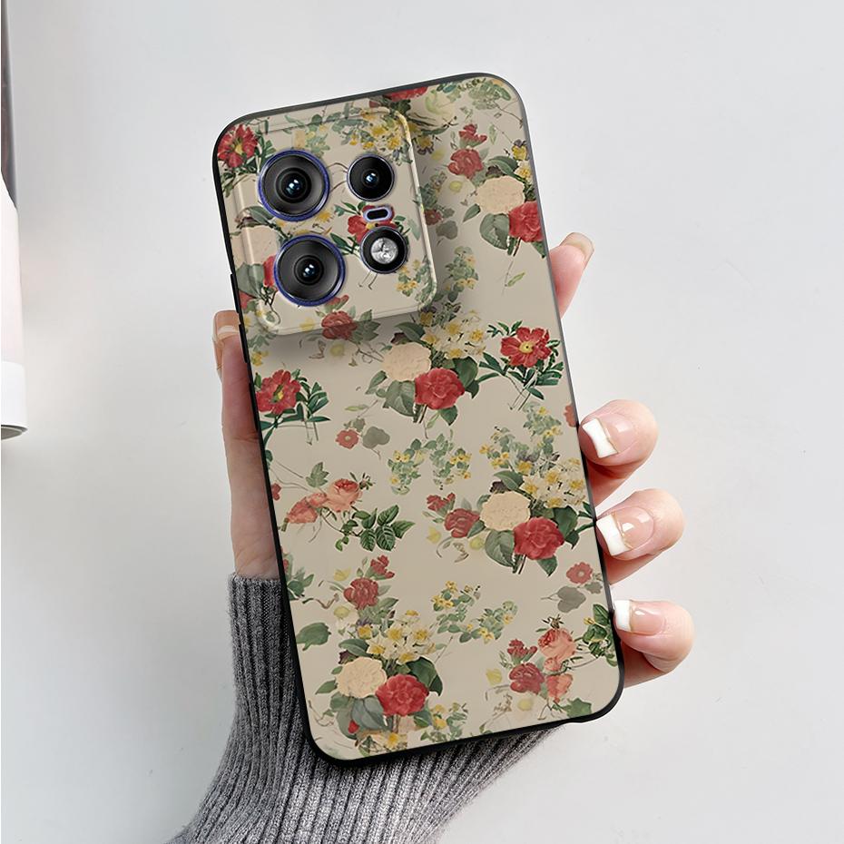 For Motorola Edge 50 Pro Ultra Fusion Case Stylish Pattern Soft Silicone Back Cover for Moto Edge 50 Pro Ultra Fusion Capa Funda