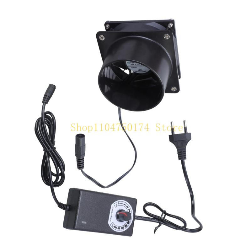 Petit Ventilateur d'Extraction 80mm Ventilateur de Ventilation à Double Roulement à Billes Pour l'Extraction d'Air et le Refroidissement Dans les Projets DIY Meilleure Vente