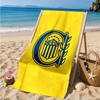 Rosario Central Crest Beach Towel, Quick-drying, Easy To Care For, Suitable for Both Fitness and Beach Vacations,Sports Essential
