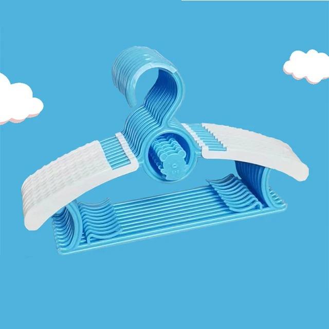 Baby Coats Rack Non-slip Baby Clothes Hanger Adjustable Storage Hangers Cute Kids Clothes Organizer Closet Children