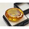 Certified Yellow Color Zircon Cambodia Oval Cut 80+ Ct Fabulous Loose Gemstone