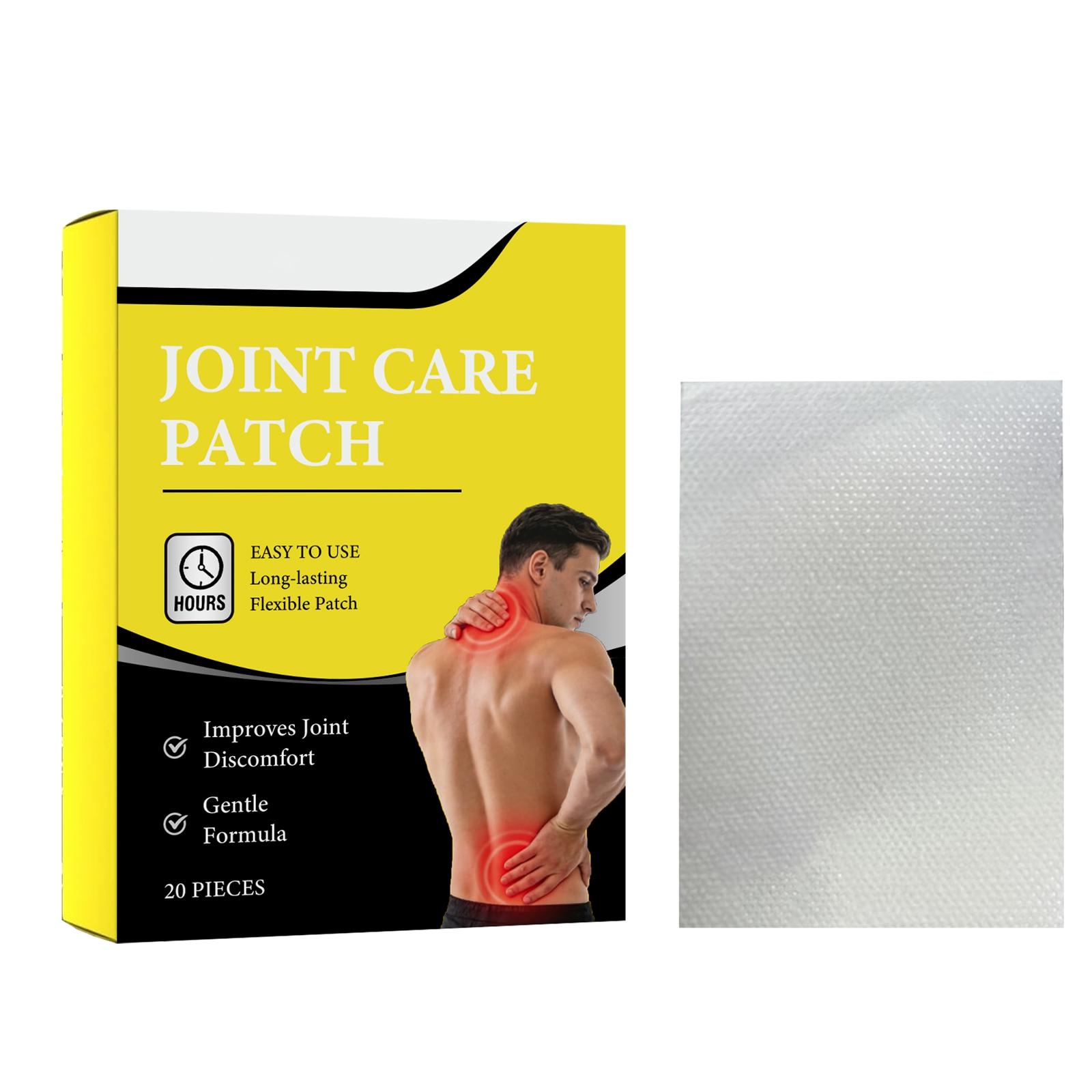 

Joint Care Patch Shoulder, Neck And Knee Joint Massage Care Comfortable And Snug Fit For The Skin For External Use. жёлтый