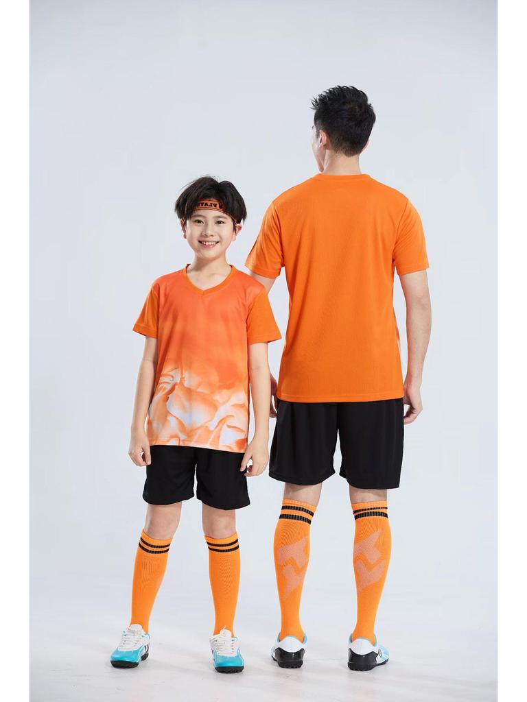 Breathable Football Team Jersey - Sports Training & Competition Set