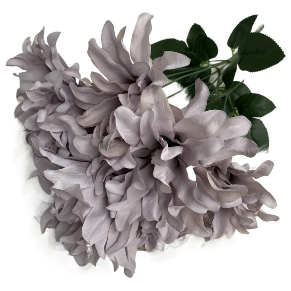45CM Dahlia Bunch Flowers 7 Heads Fake Flowers New Dahlia Artificial Flower  Home Decor