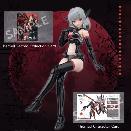 HiPlay Eastern Model 1/12 ATK.GIRL Mujin Kokuyo Camilla Vampire Bat Mecha Girl Armored Girl Movable 1/12 Assembled Plastic Model EM2023006YC Mikura Ca