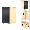 Wooden Cajon Hand Drum Children Box Drum Persussion Instrument with Stings Rubber Feet 23 * 24 * 37cm