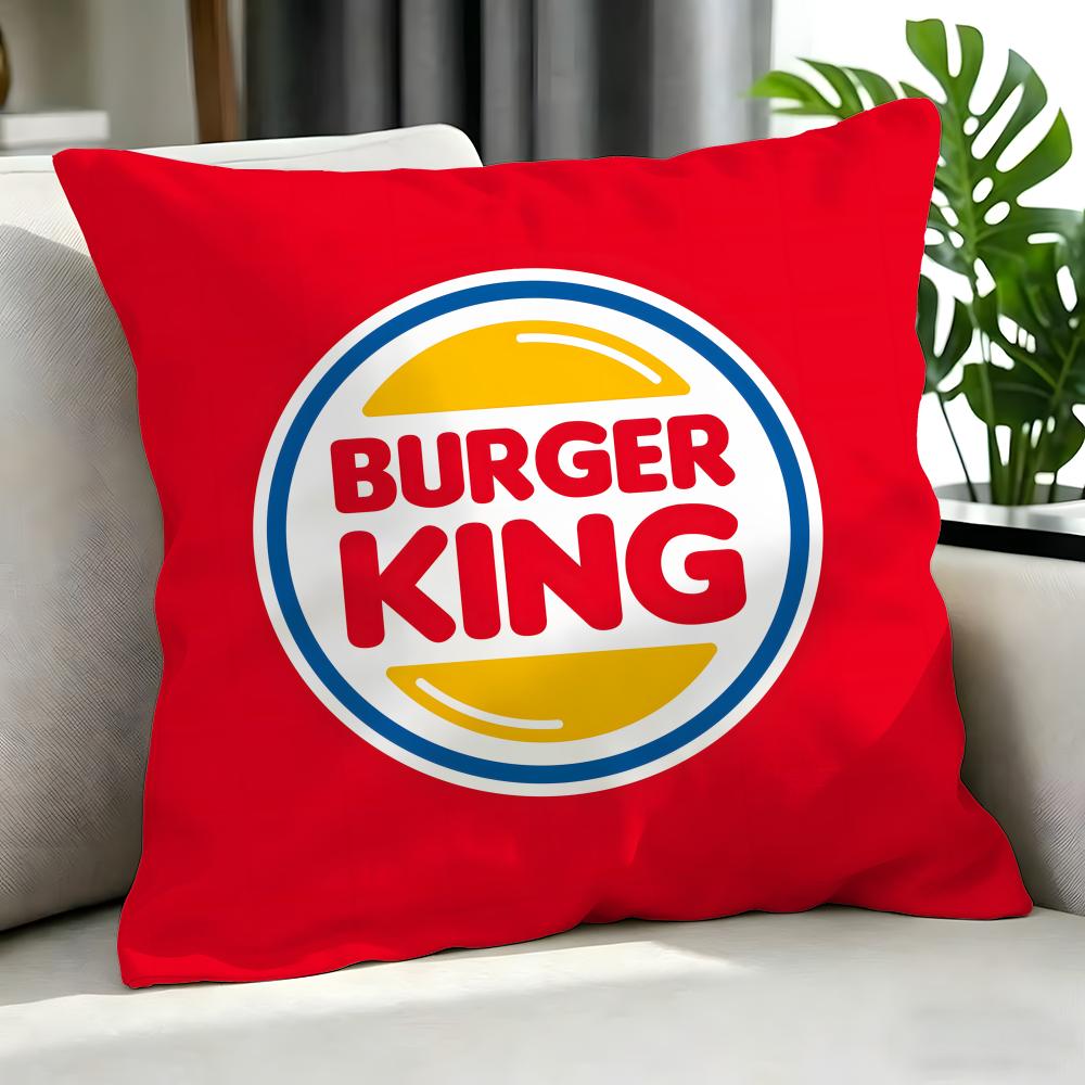 Brand Burger King Cushion Cover Cushion Cover Set 4Pcs 50X50 45X45 40X40 Pillowcase Decorative Sofa Home Decor