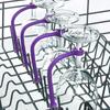 Dishwasher Wine Glass Holder 4X Glass Holder Rack Tether Goblet Holder Neck Wine Glass Holder Silicone for Cocktail Champagne