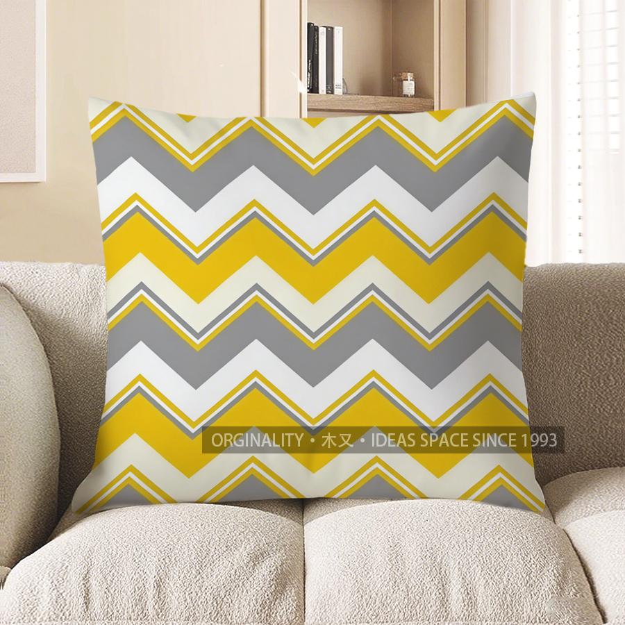 Home Decor Home Bless Our Stylish Decorative Pillow Pattern Cushion Cover Suitable for Sofa Bedroom Car Pillow Cover