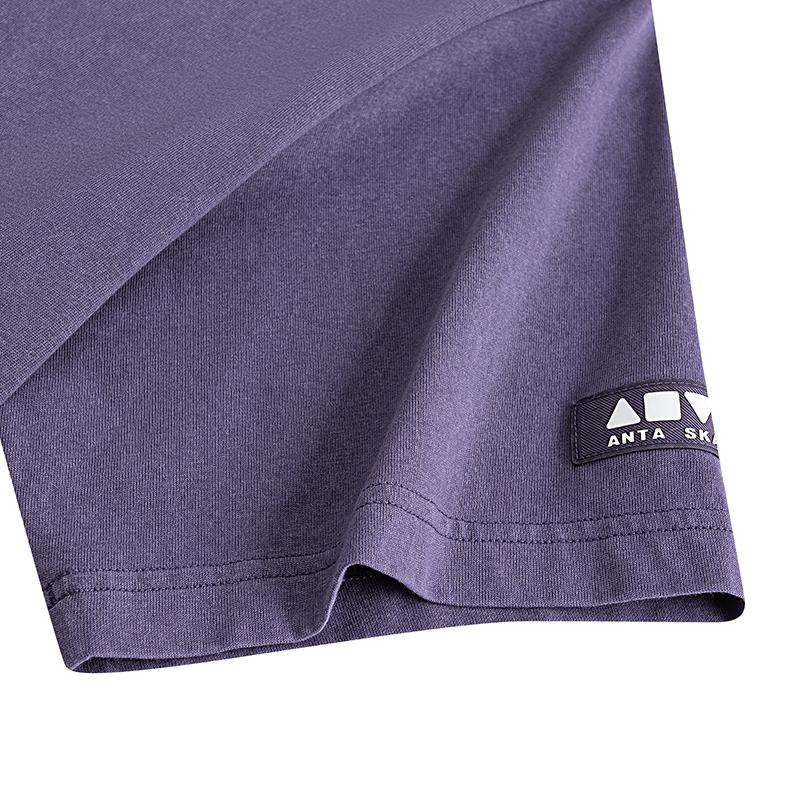 Anta Skate Comfortable Breathable Versatile Round Neck Pullover T-Shirt Men Tops 152628120-2