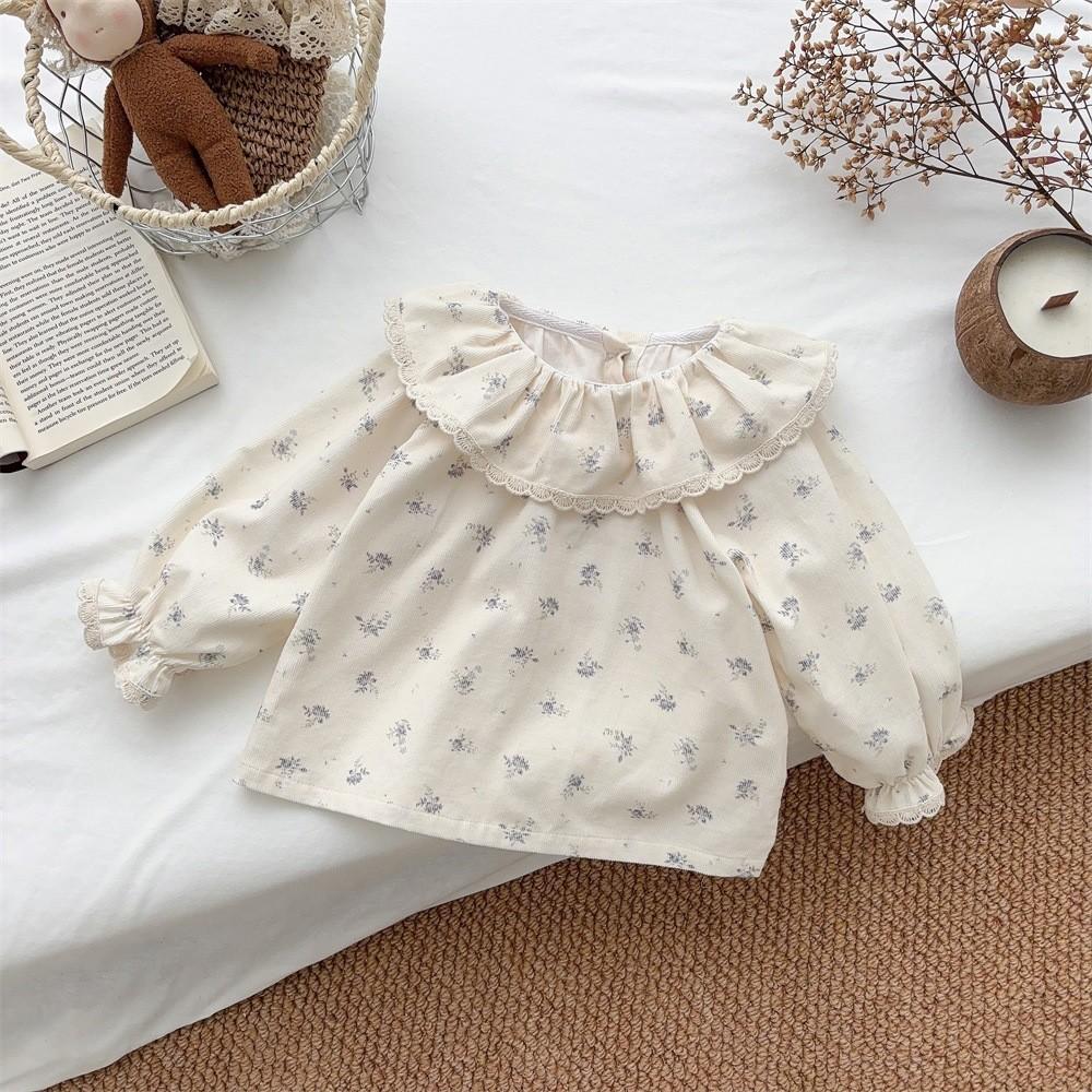 

Комплект дитячого джинсового комбінезону на весну-осінь з бавовняної тканини для дівчаток ясельного віку 73CM