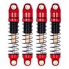 Axial SCX30 Aluminum Shock Absorber Set, 28.5mm with 3 Spring Rates, Full Car Kit for Performance Upgrade
