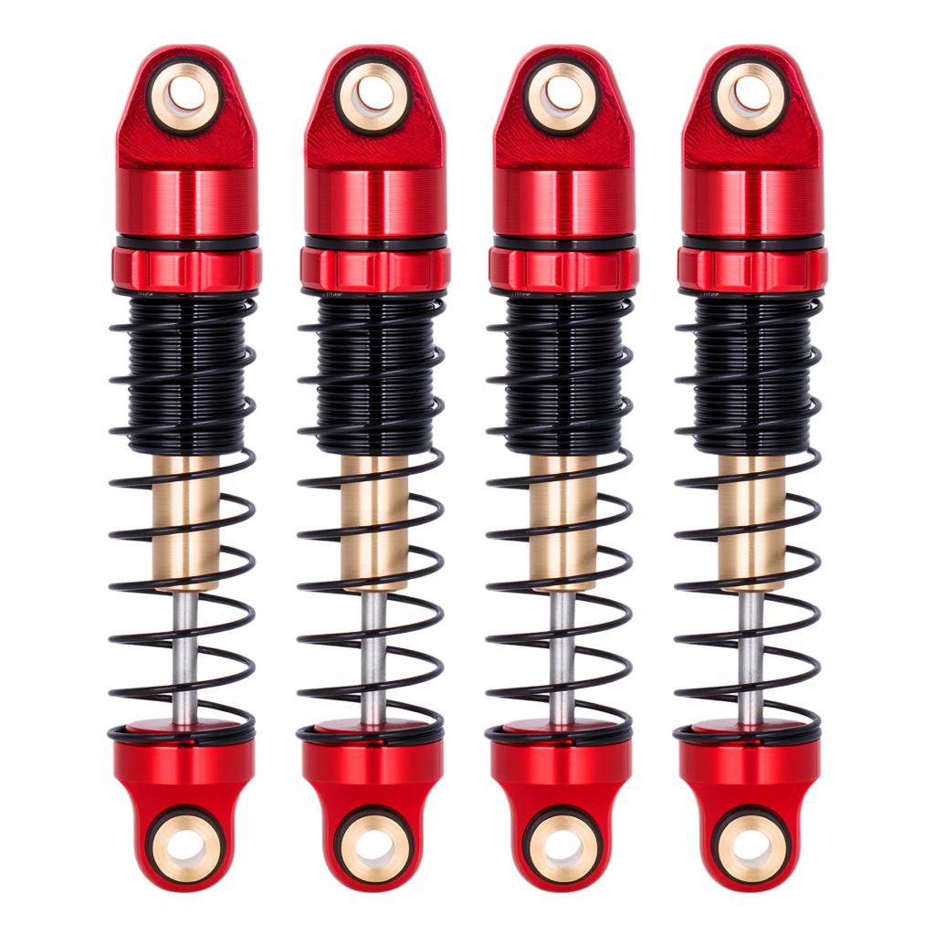Axial SCX30 Aluminum Shock Absorber Set, 28.5mm with 3 Spring Rates, Full Car Kit for Performance Upgrade