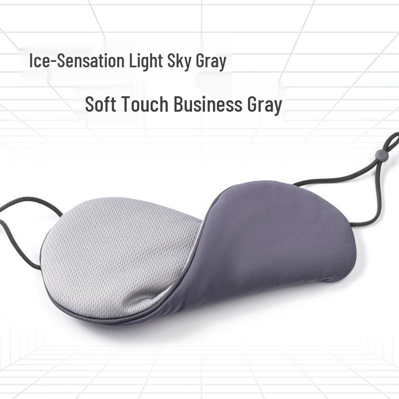 Reversible Sleep Eye Mask: Warm & Cool, Light Blocking, No-Eye Pressure, Fashionable with Ear Protection