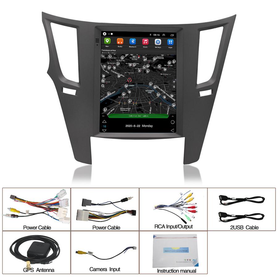 For 09-14 Subaru Outback Legacy 9,7" 2+32GB Android10.1 Bilstereo Radio GPS Nav