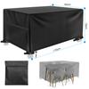 Wasserdichte Outdoor-Modulsofa-Abdeckung Robuste L-Form-Sofa-Abdeckung Rasen-Sofa-Abdeckungen Gartenmöbel Wetterschutz